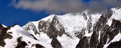 Rocher de Mont Blanc and Dome de Gouter