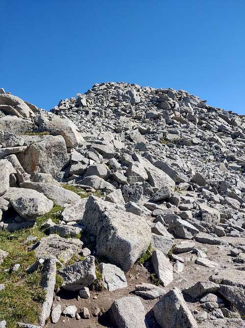 Near the summit of Mt Shavano