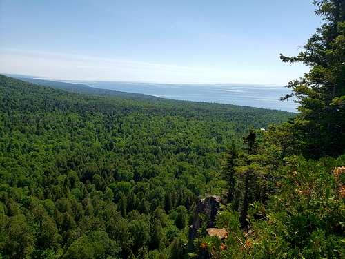 Lake Superior from Oberg Mountain