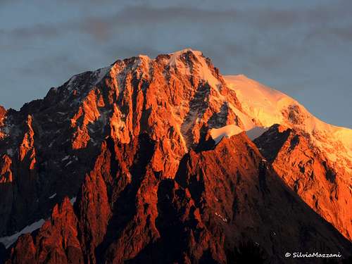 Monte Bianco at sunrise