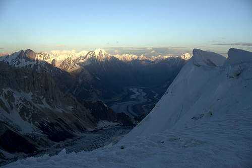 Views from Spantik C2 SE Ridge, Pakistan
