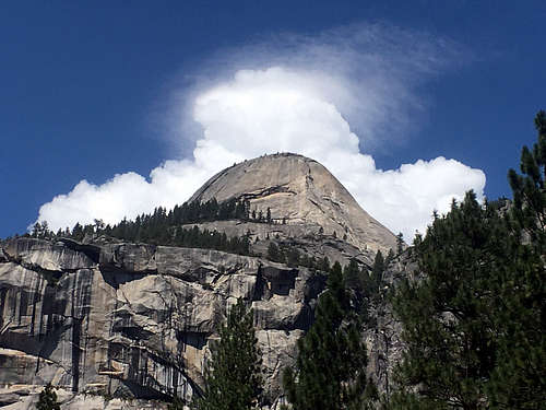 Cloud above North Dome