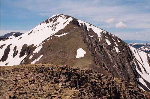 The north ridge climb of...