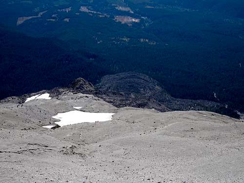 St Helens:  Close Up of Boulder Field from South Rim