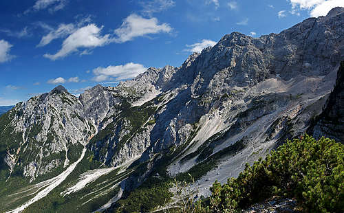Above Ravenska Kocna valley