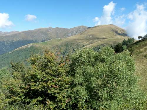 Monte Bregagno from Monte Grona