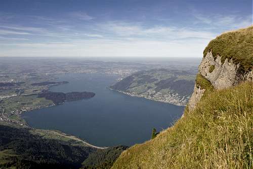 Lake Zug from Mount Rigi
