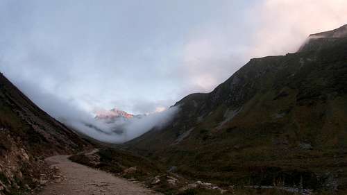 Valley and revealing mountain Kackar