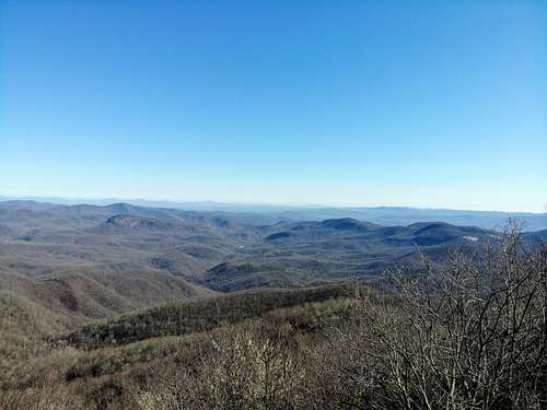 Looking Glass from Pilot Mountain (Transylvania County)