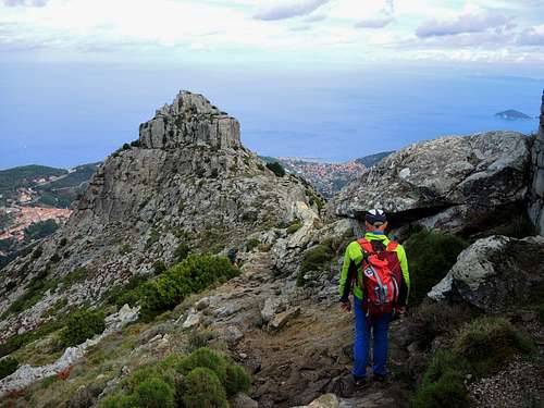Descent from Monte Capanne