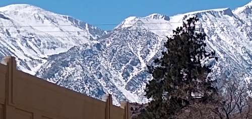 Peak x3153 Viewed from the Lone Pine Post, CA Office