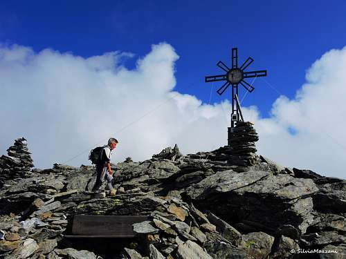 Getting the summit of Picco Palù