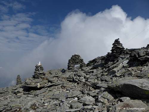 Picco Palù summit cairns