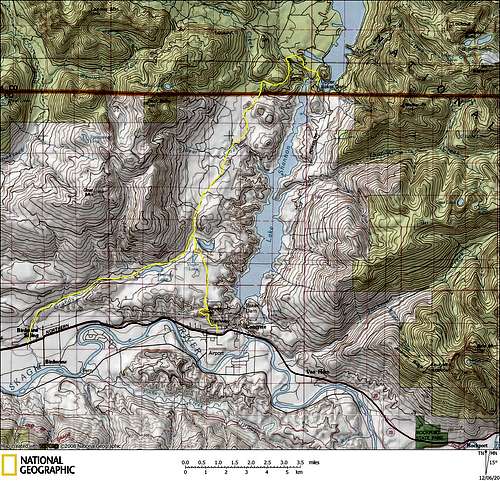 Welker Peak area map