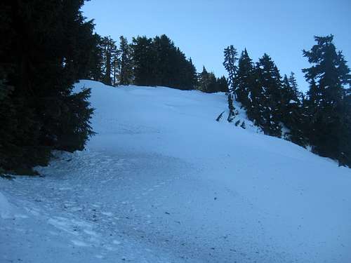 Final slope to Welker