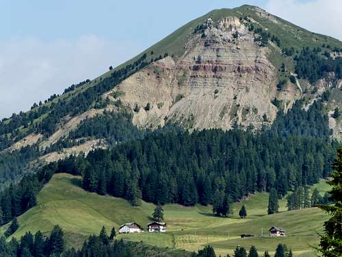 South-East side of Monte Pic from Selva di Val Gardena