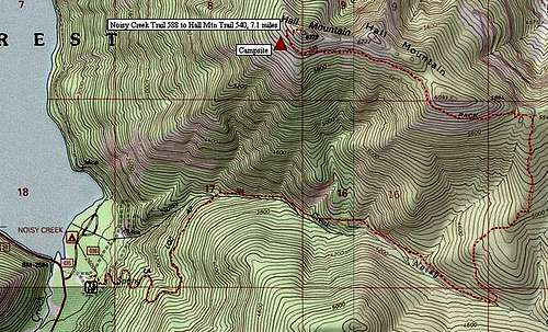 Topo map shows 5.8-mile-long...