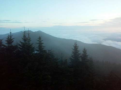 Looking mostly north here from the summit of Mt.Mitchell