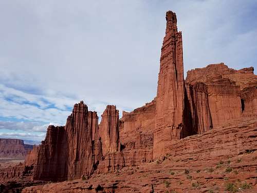 Fisher Towers.  The Titan is the largest one.