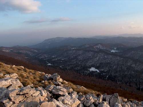 A view from Bjelolasica ridge...