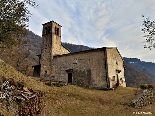 The ancient Eremo di San Giacomo (St James Hermitage), Monte Velo