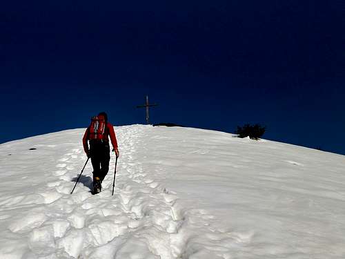 Last slope before Cima Durmont fore-summit