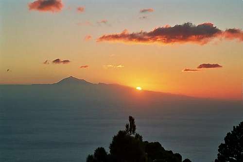 Sunrise over Tenerife - from...