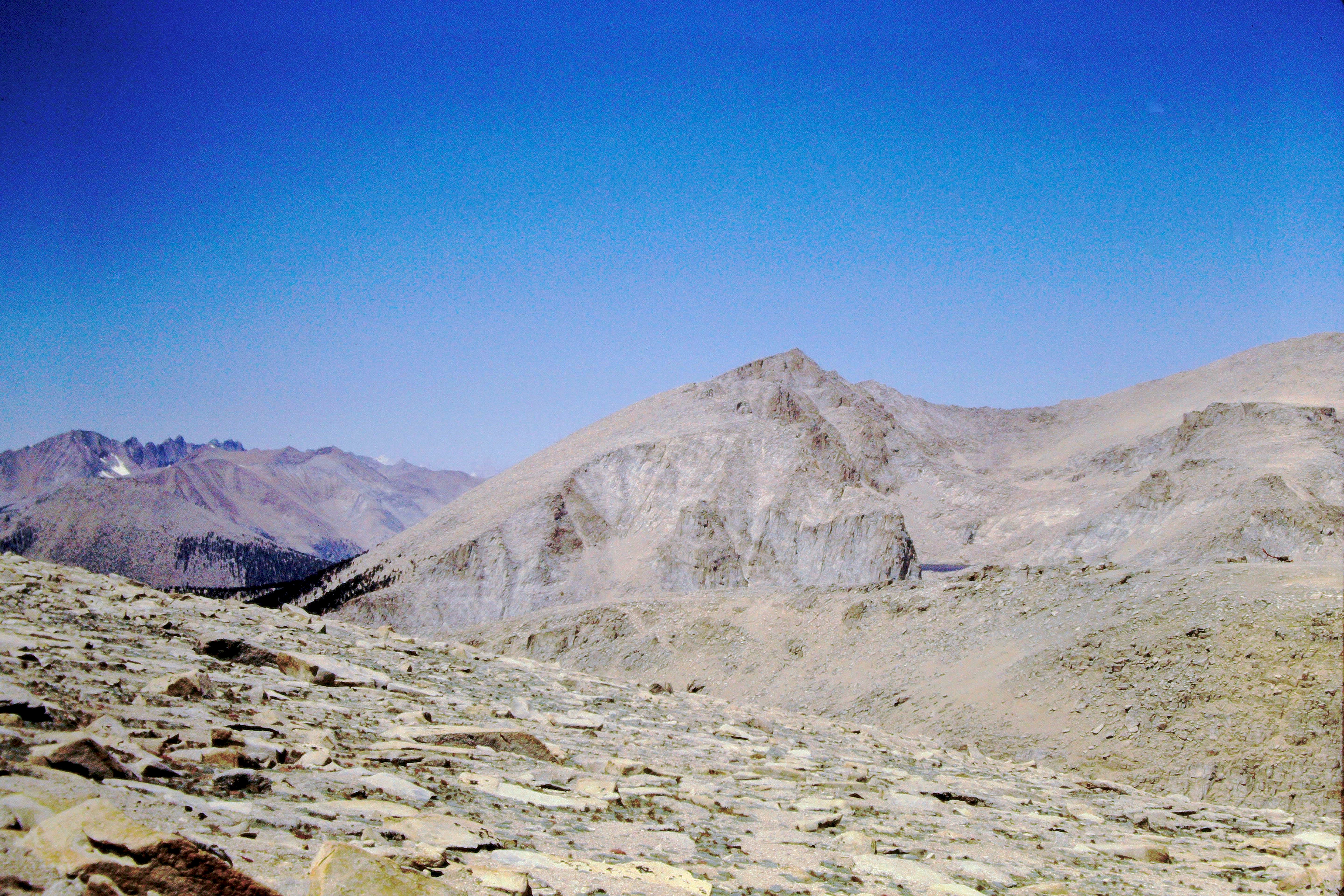 Cirque Peak, 12,900 Ft., From Cottonwood Basin, Sierra Nevada