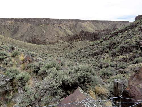 Edge of canyon