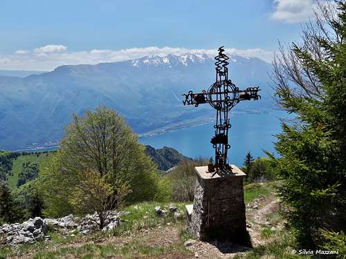 The WWI cross on Monte Carone
