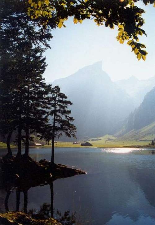 Picturesque Lake Seealp with...