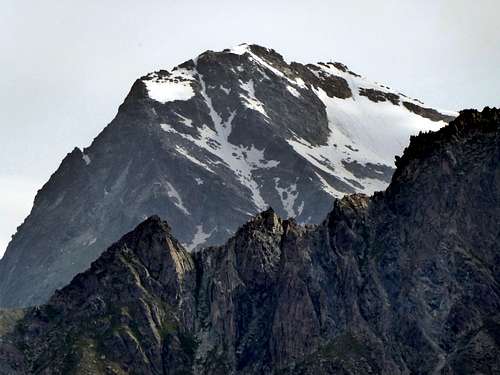 Summit of Mont Gelé from Plan Detruit