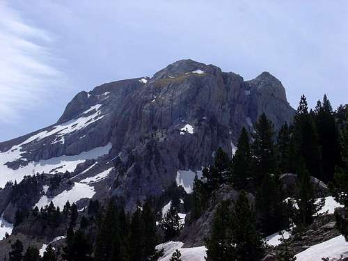 NW face of Acherito from the...