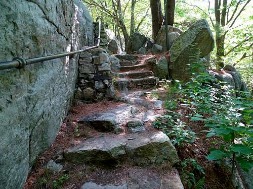 Blue Trail Rock Stairway