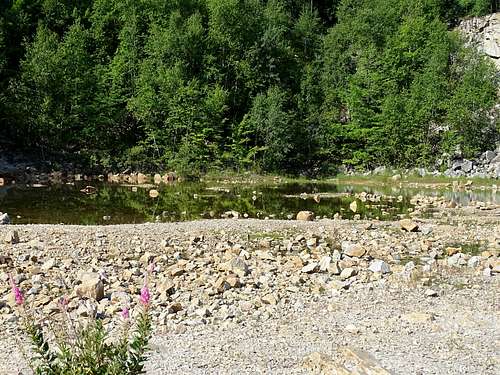 A Pond in the Old Quarry on Rib Mountain