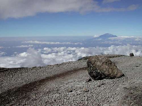 Mt Meru from the top of...