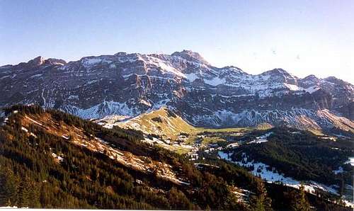 Northern Alpstein ridge with...