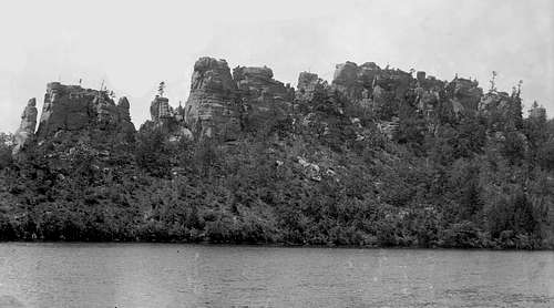 Petenwell Rock - One Century Ago (public photo)