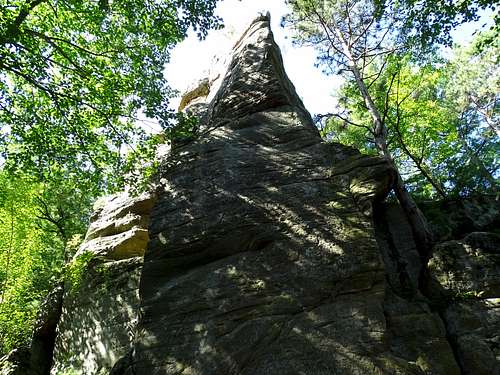 Northernmost Spire on Petenwell Rock