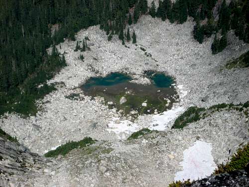 Tarn at 5000' NW of Mount Tommy Thompson Summit