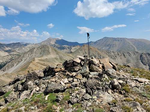Summit of Peak 12,685 near Kroenke Lake