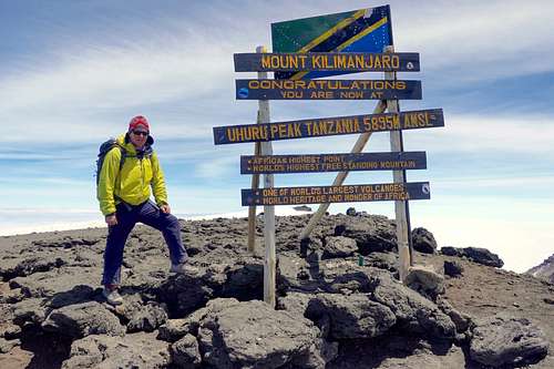 Atop Kilimanjaro