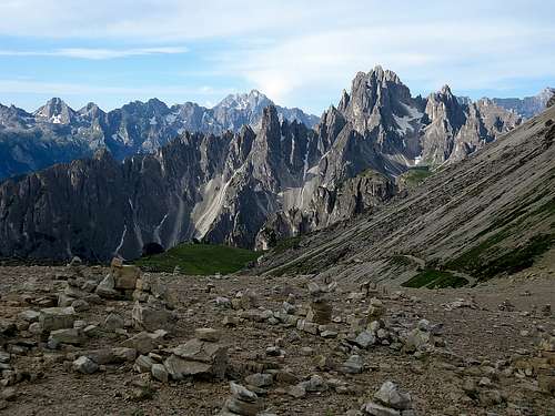 Fantastic crags of Cadini di Misurina