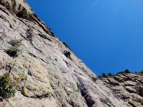Rage Against the Dying Fire, 5.10c, 9 Pitches