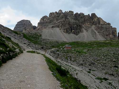 Monte Paterno ahead