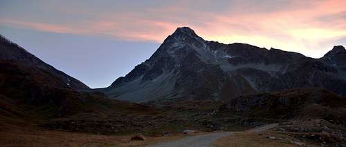 Sunrise on the Mont Gelé