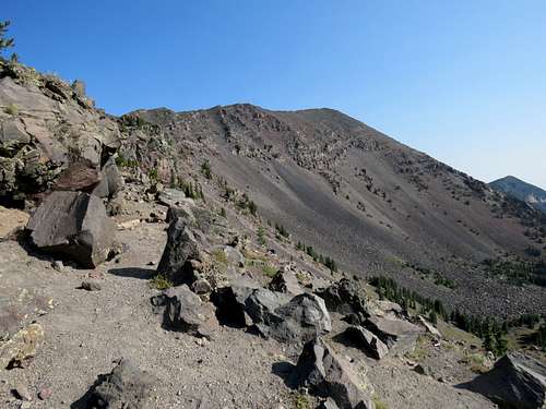 Summit from the 12000 ft saddle