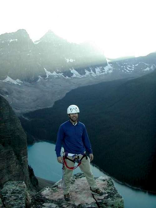 Moraine Lake from summit of...