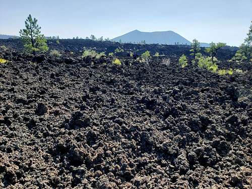 Sunset Crater and lava field
