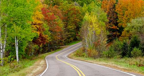 Autumn Color along Flambeau Ridge Area Roads